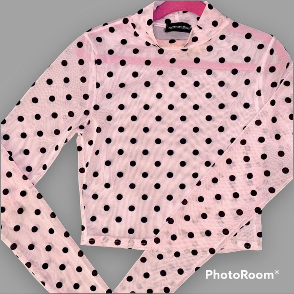 PrettyLittleThing mesh top